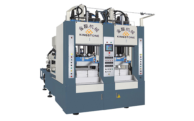 全自動2站式EVA拖鞋射出成型機JL-198-2S